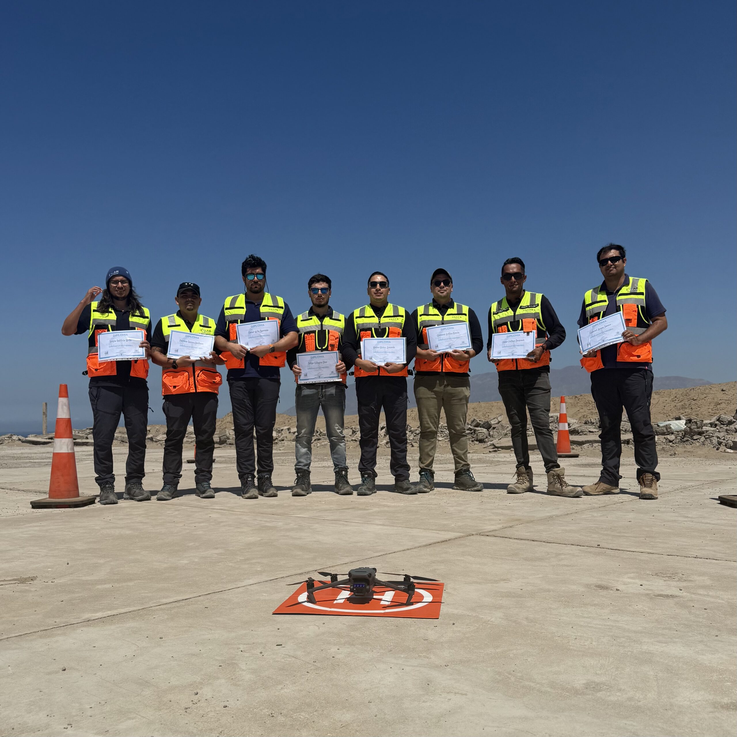 Operadores de drones certificados